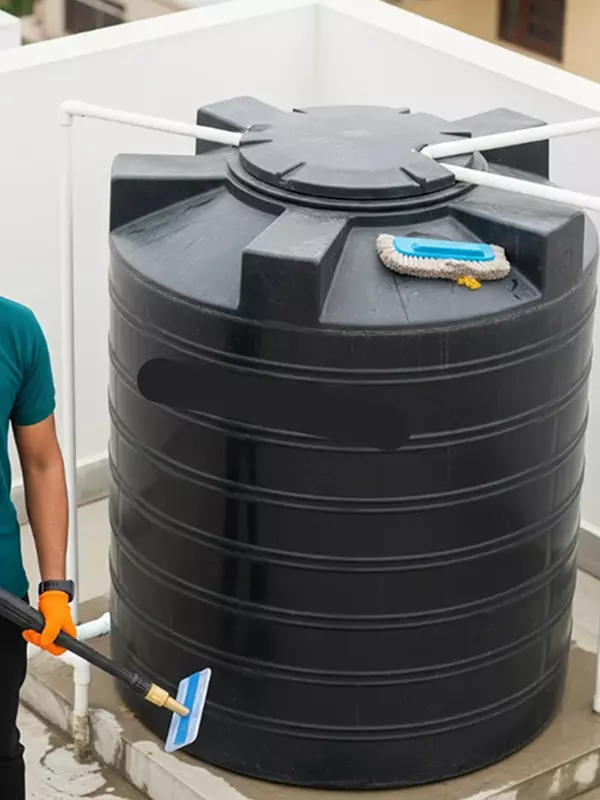 Water Tank Cleaning Process