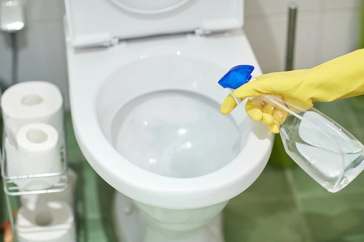 Bathroom Acid Wash Service spray cleaning